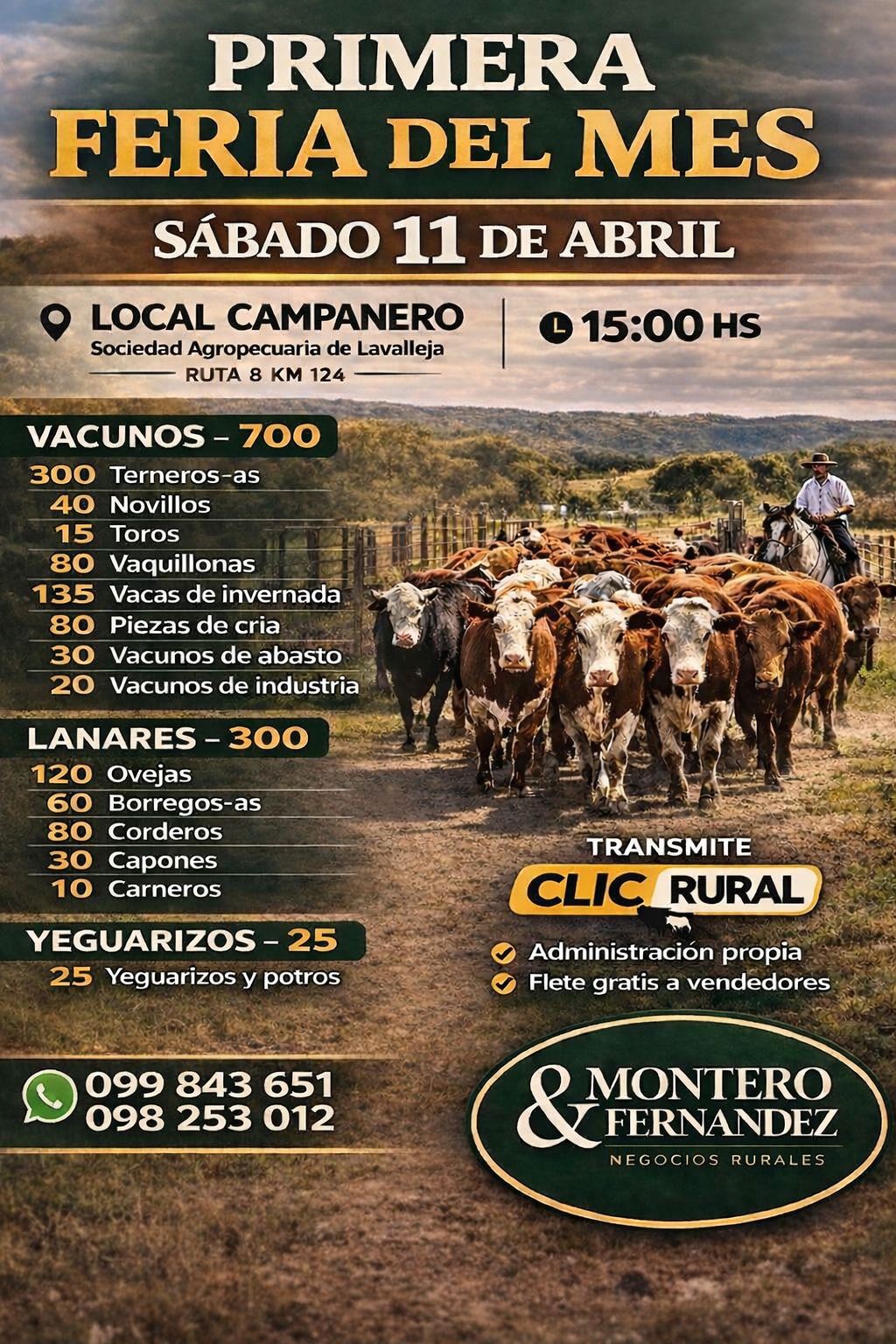 Remate Primera Feria del Mes