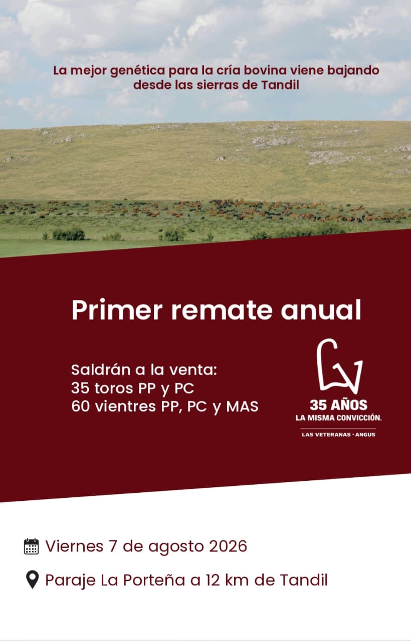 Remate Primer remate anual