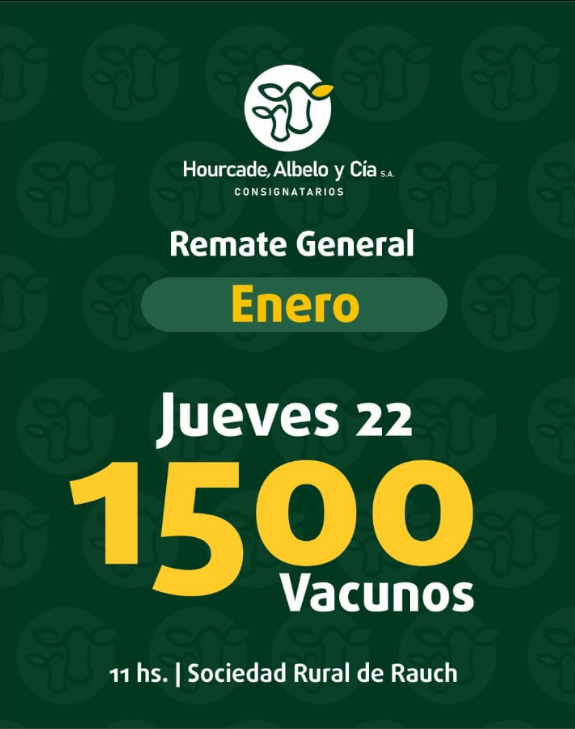 Remate 22 de Enero - Rauch