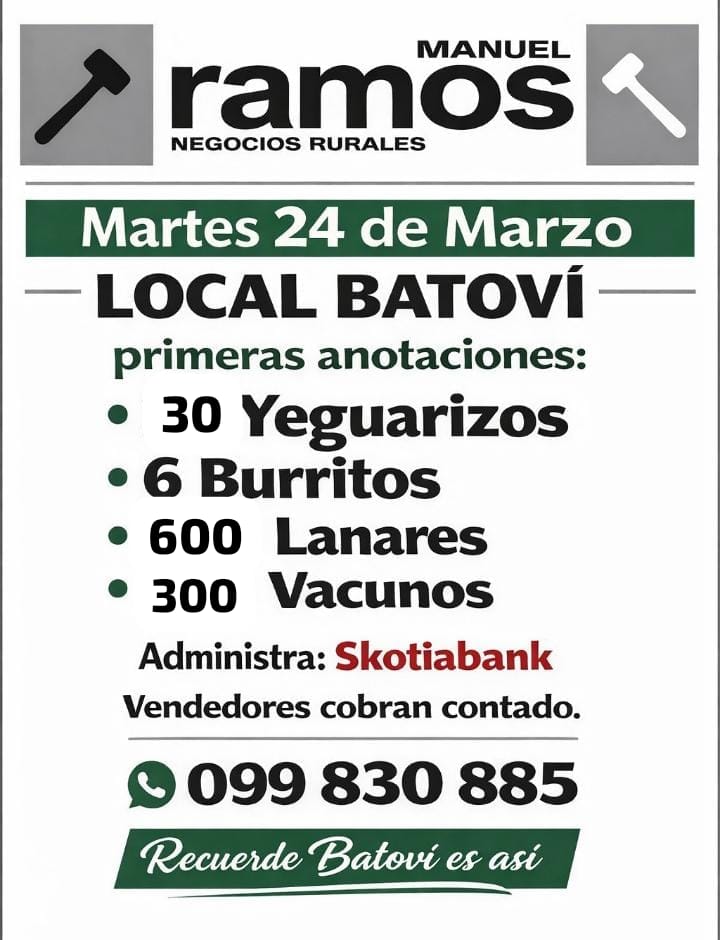 Remate Feria Mensual - Manuel Ramos