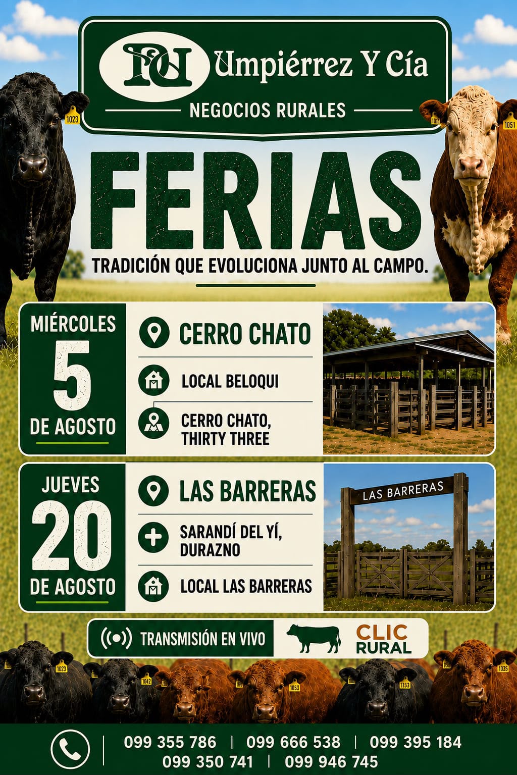 Afiche Feria Mensual - Local Las Barreras
