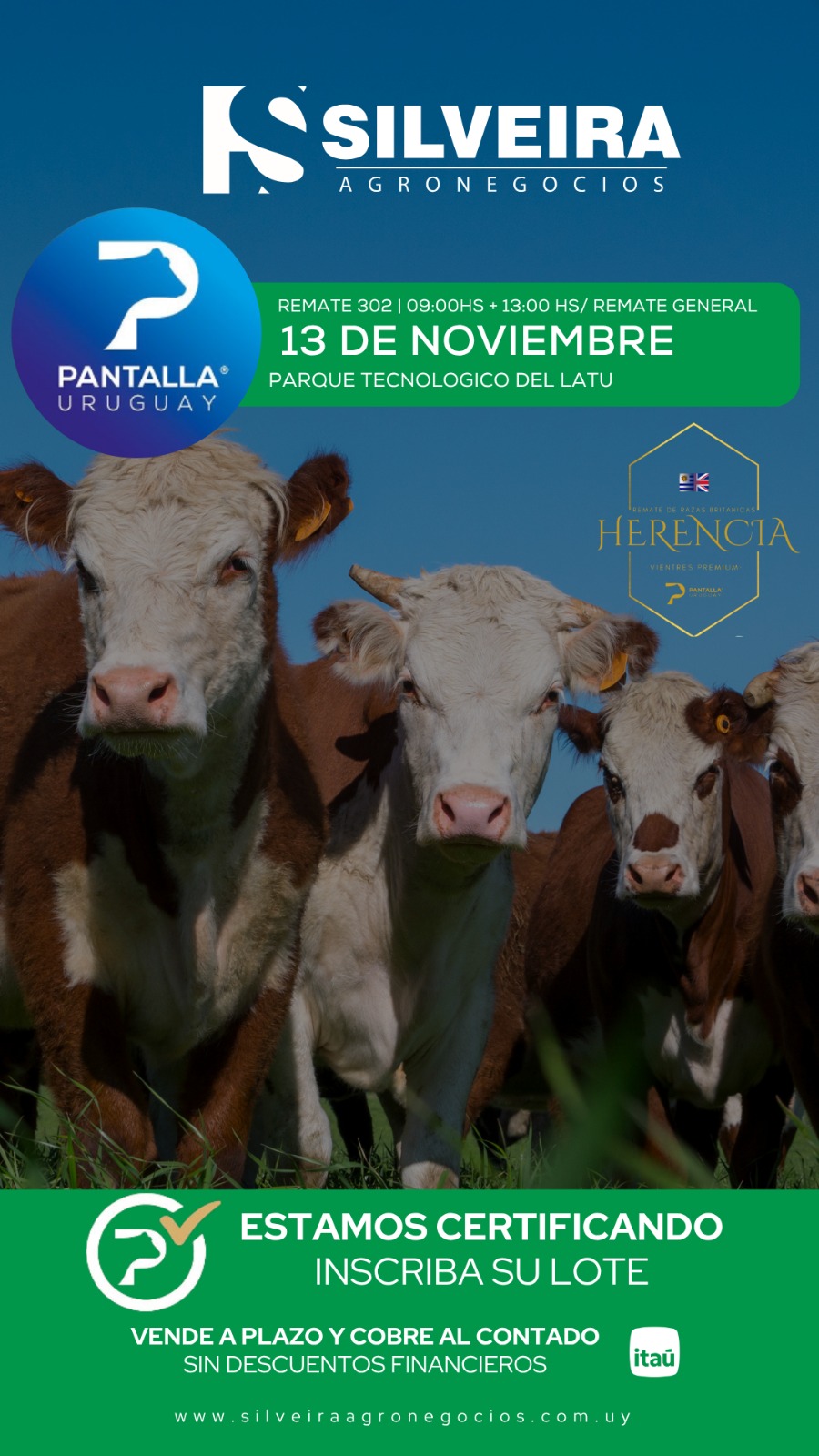 302º remate Pantalla Uruguay