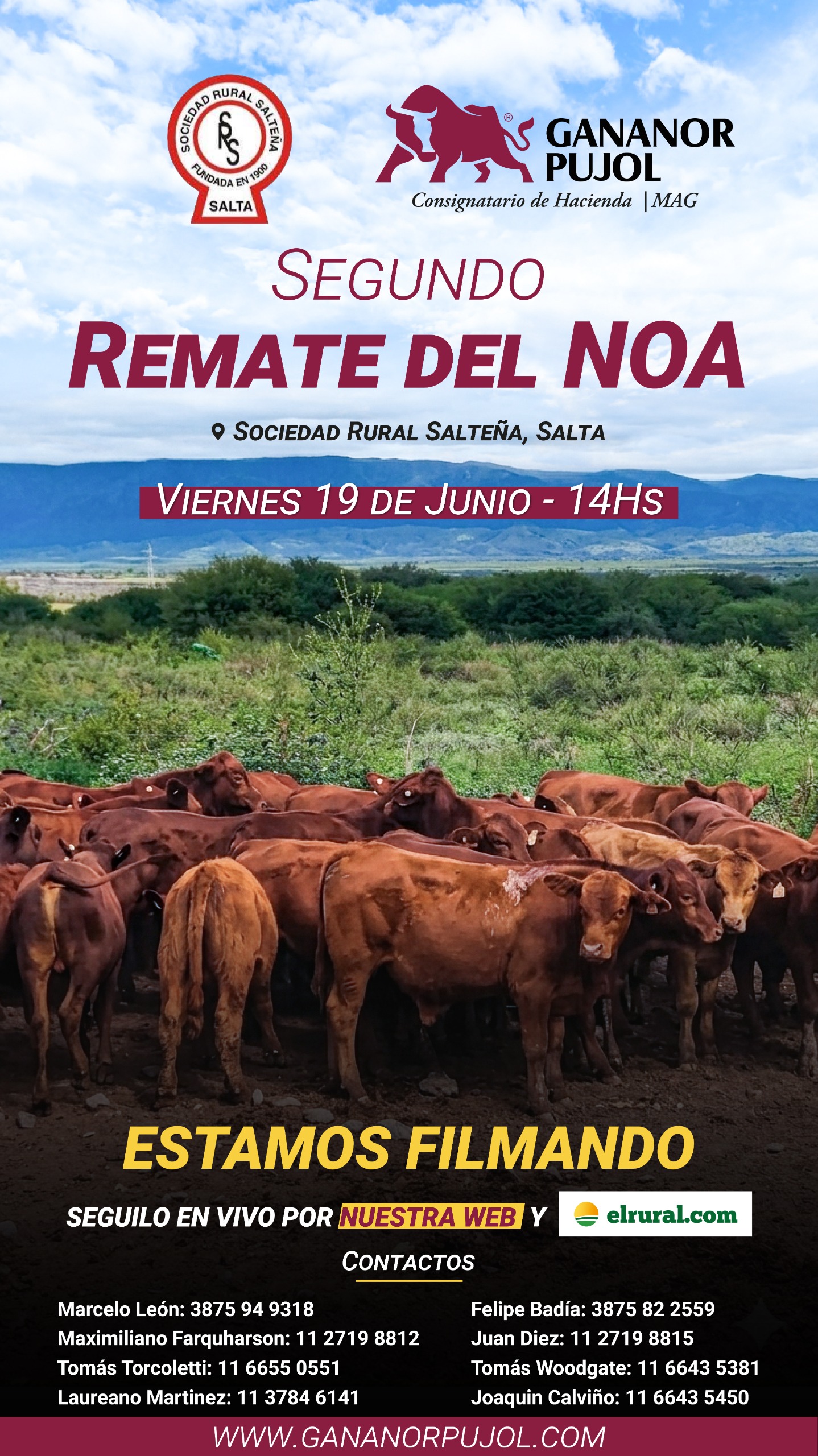 Remate Segundo Remate del Noa, Sociedad Rural Salteña