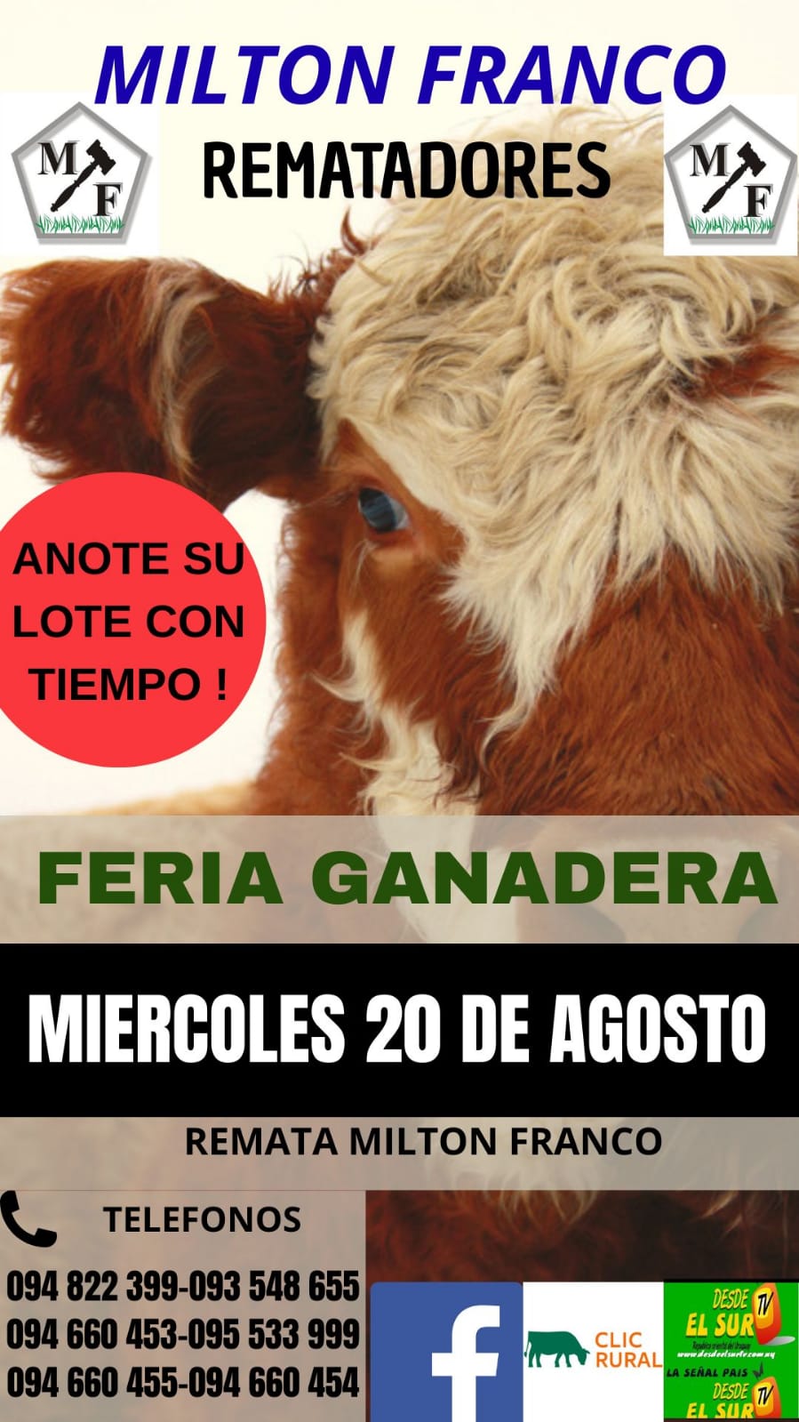 Remate Feria Mensual - Milton Franco
