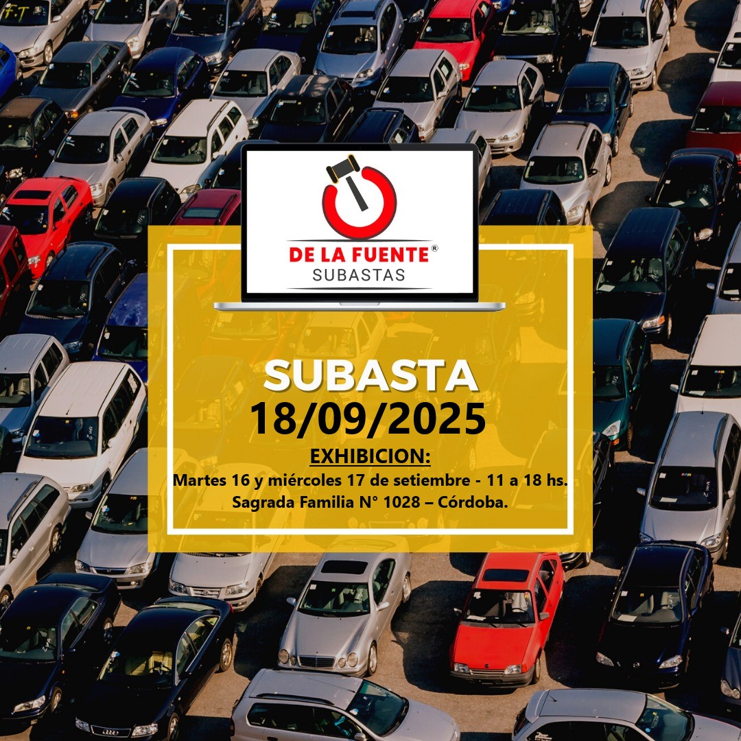 Remate SUBASTA 18/09/2025 14:30HS