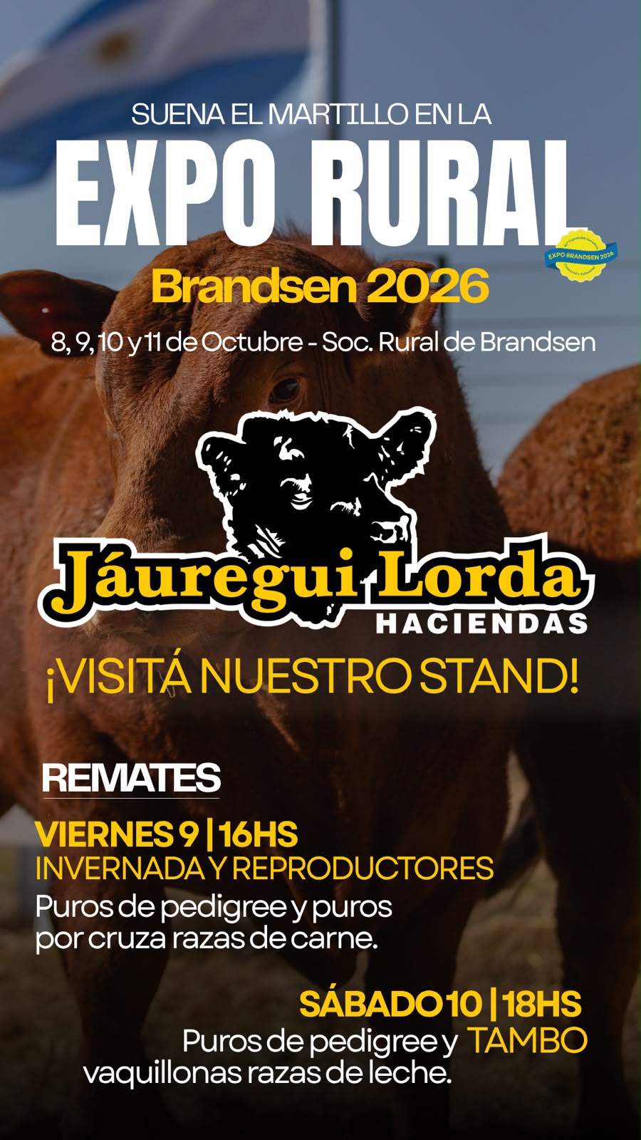 Afiche Expo Rural Brandsen 2026