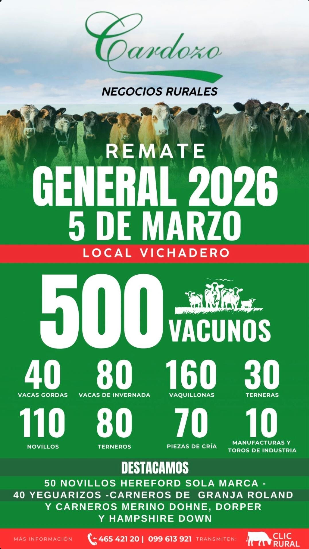 Remate General - Barraca Cardozo
