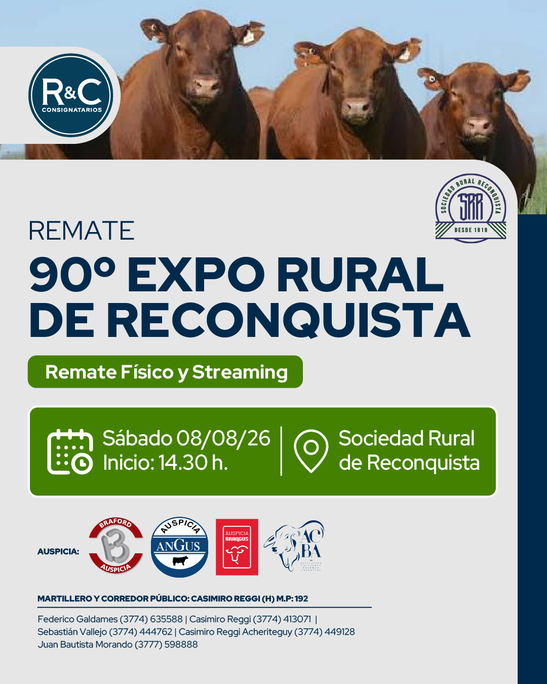 Remate 90º Expo Rural de Reconquista