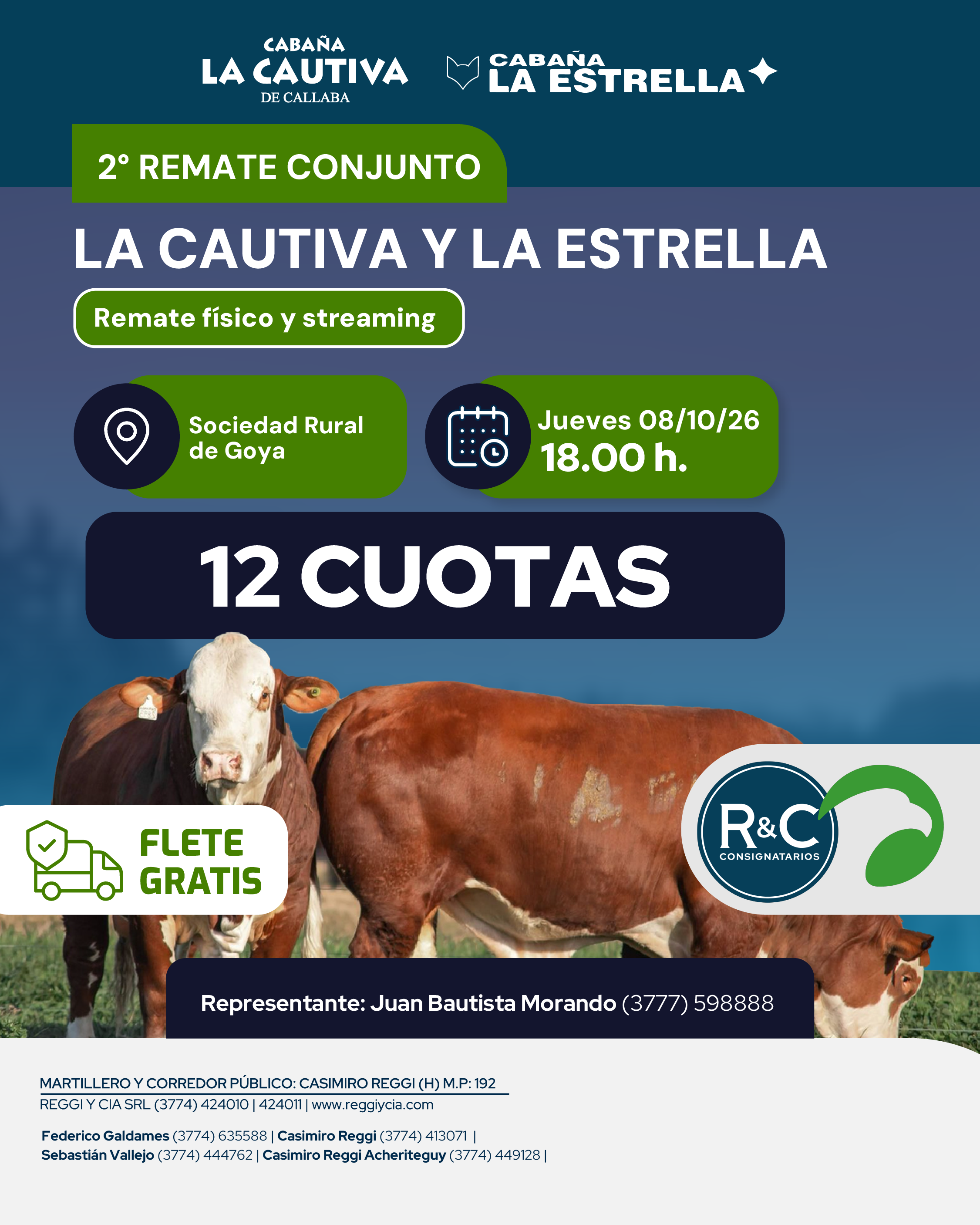 2° remate en conjunto, La cautiva y La estrella