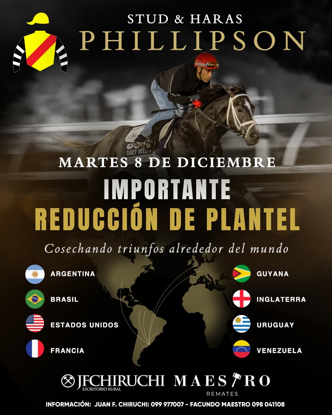 Remate Stud y Haras Phillipson - Importante Reducción de Plantel