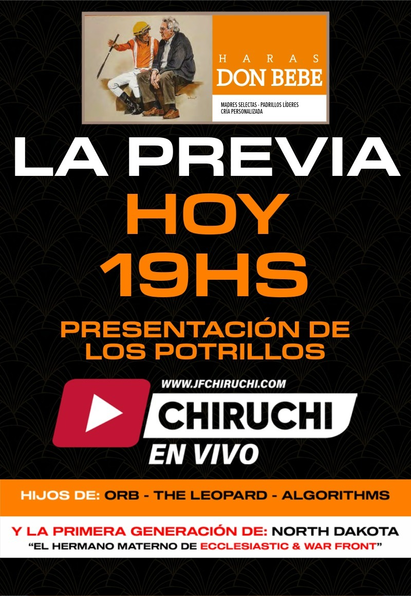 Afiche Presentacion de Los Potrillos - Haras Don Bebe