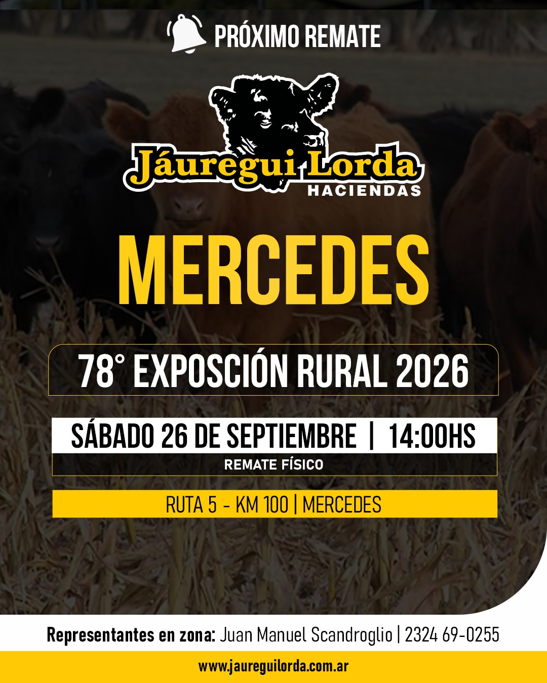 Afiche 78° exposición rural 2026 