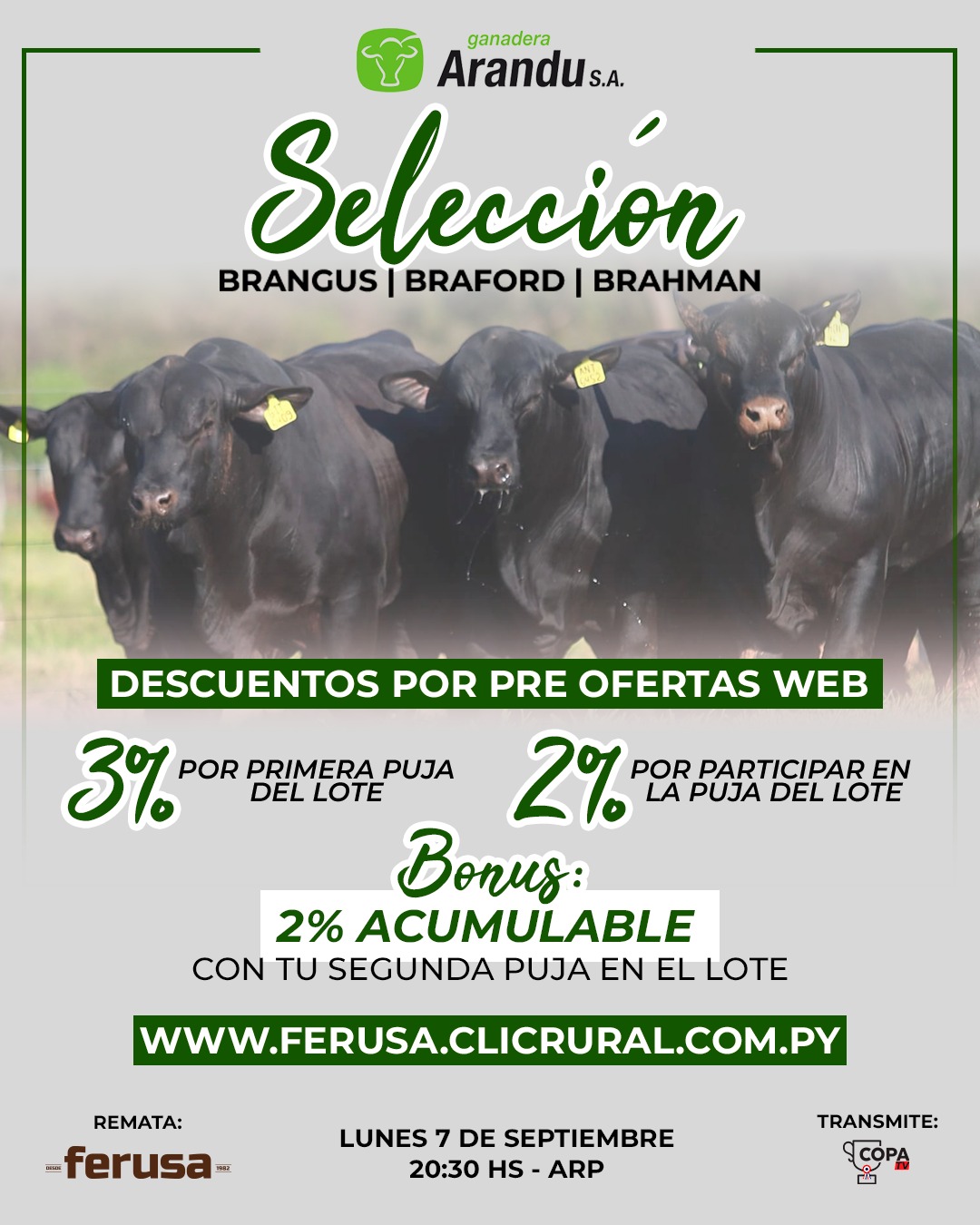 Remate Remate Selección Ganadera Arandu