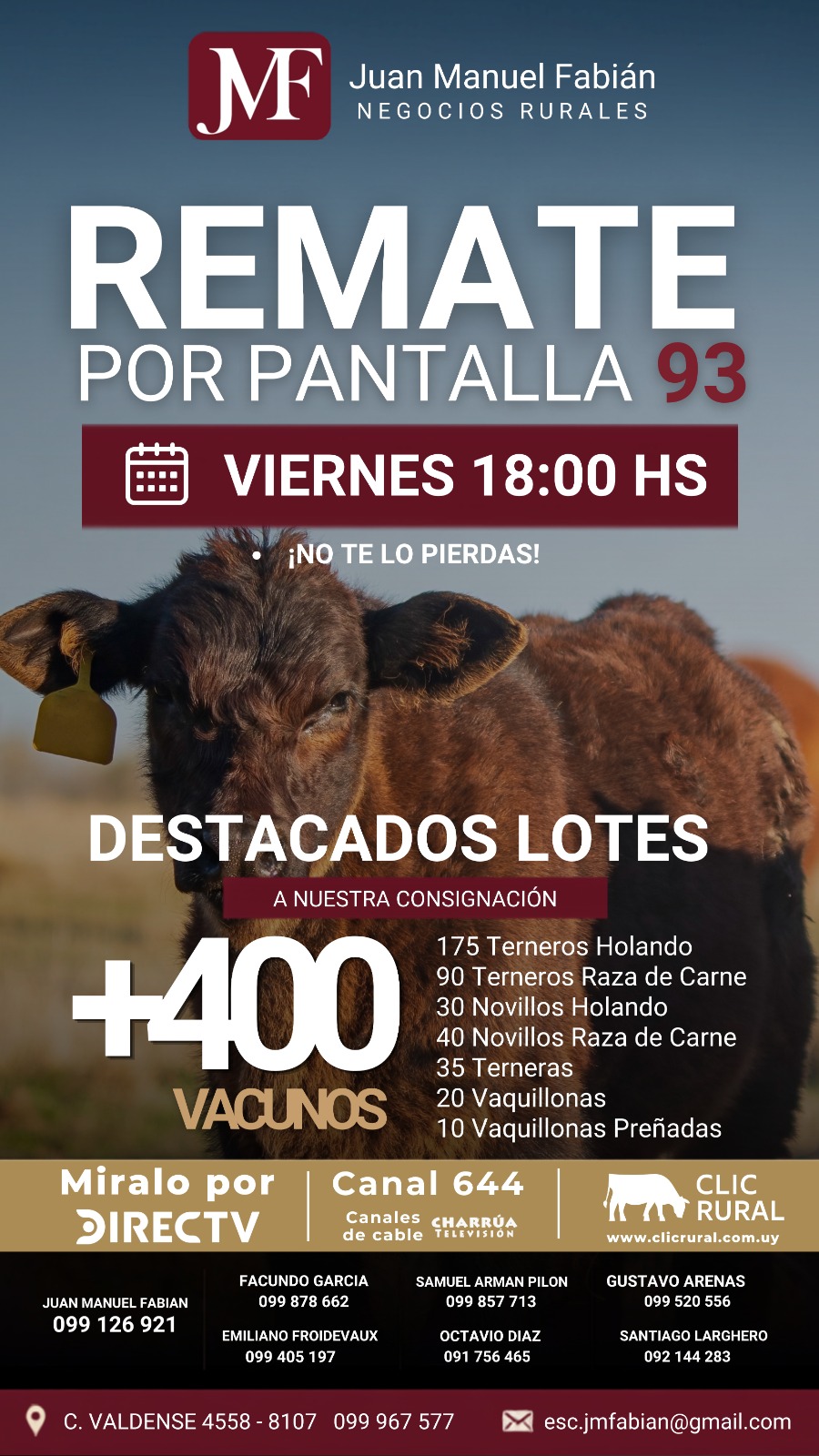 Remate 93º Remate por pantalla
