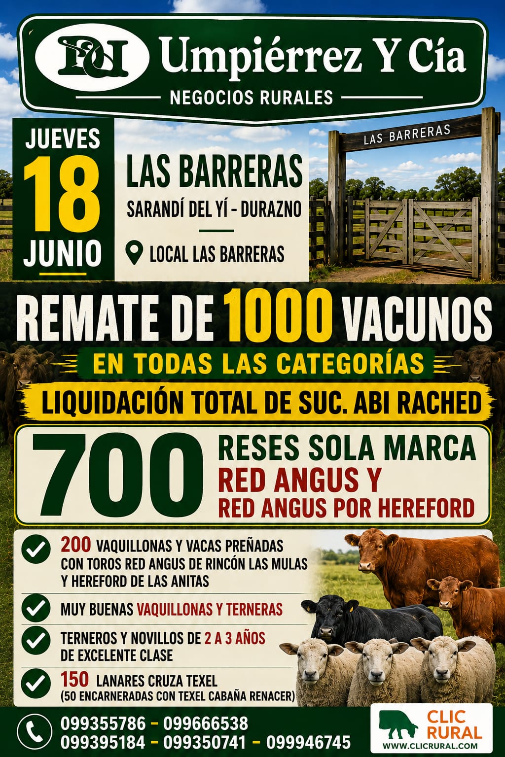 Remate Feria mensual - Local Las Barreras