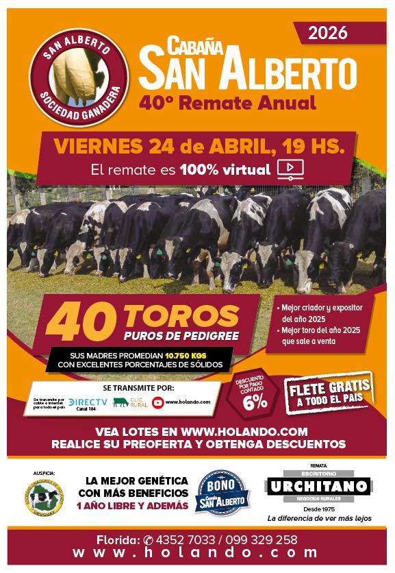 Afiche 40º Cabaña San Alberto