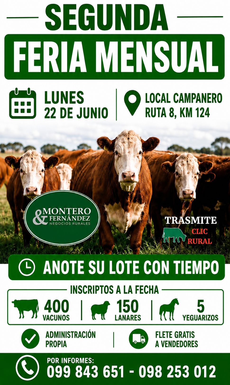 Remate Segunda feria mensual - Montero Fernandez