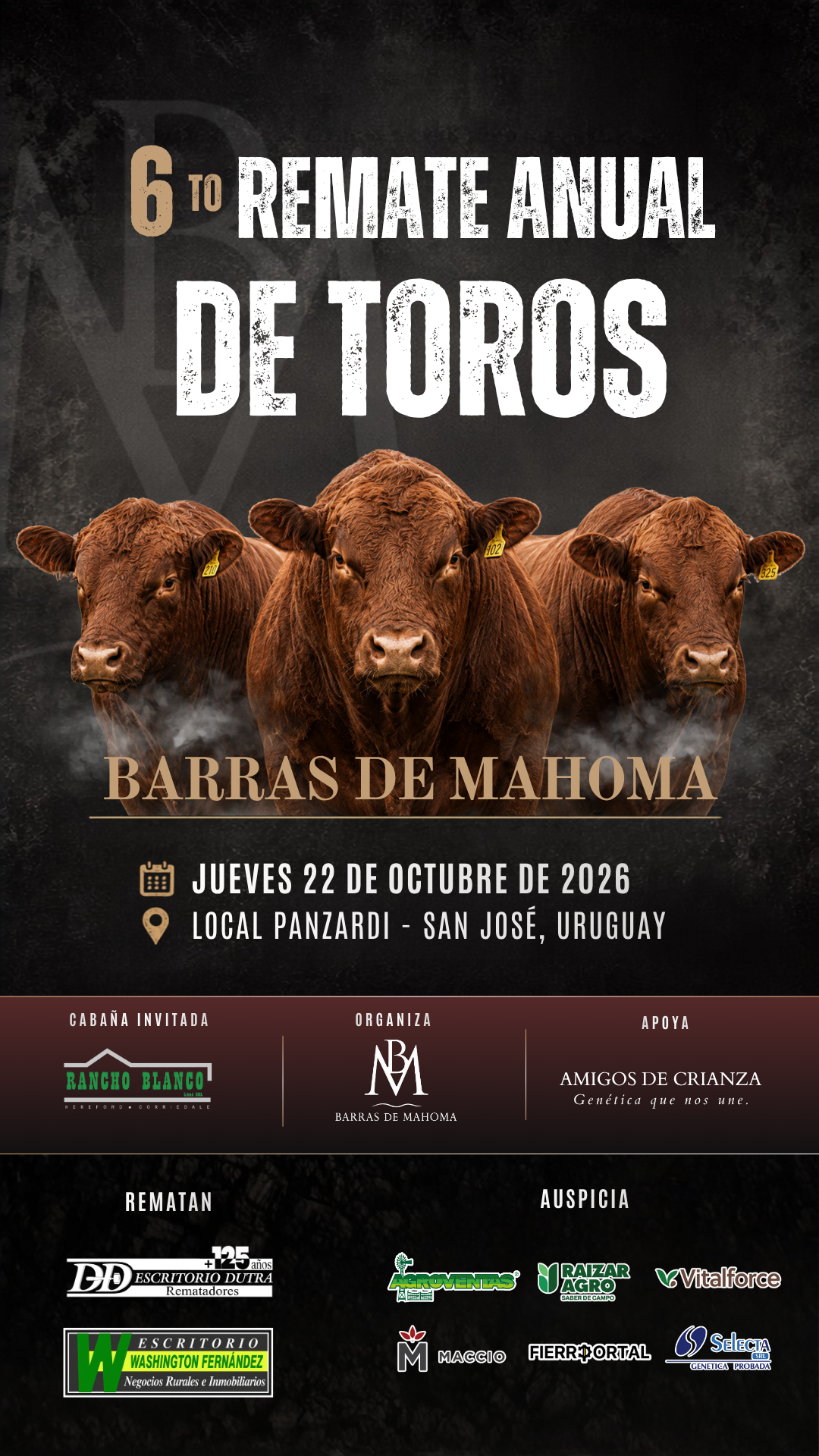 Afiche 6º Barras de Mahoma