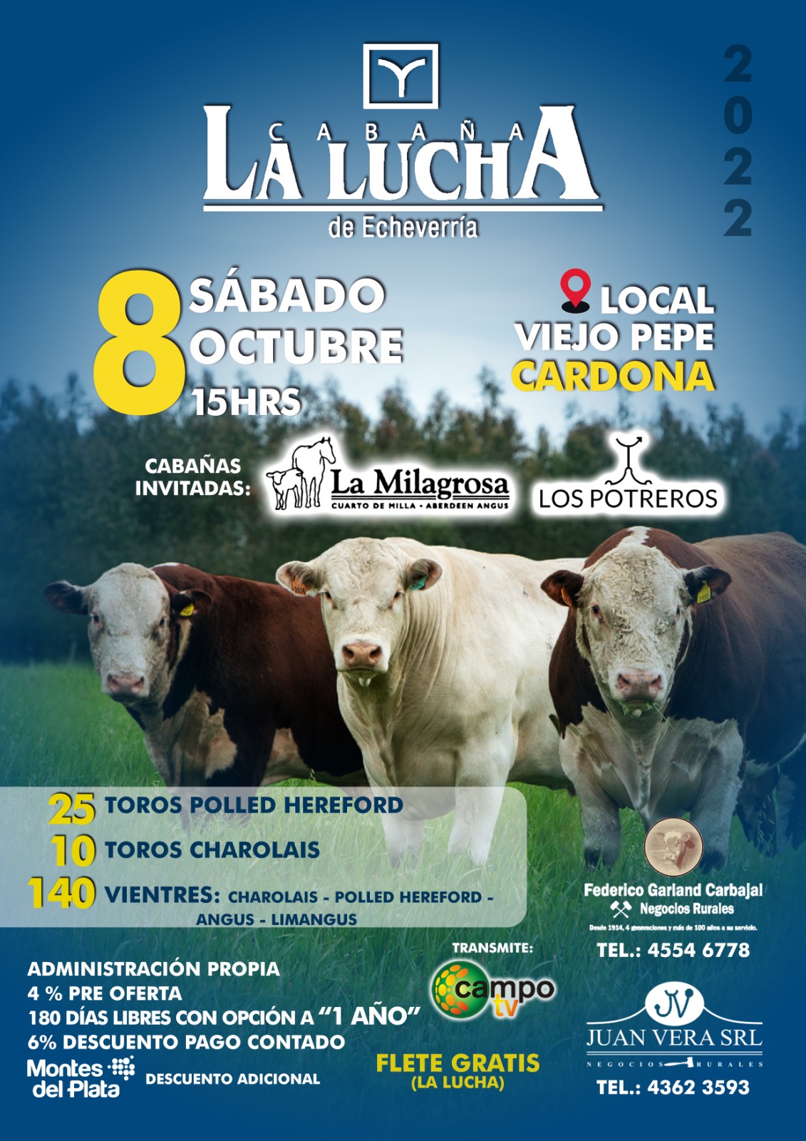 Afiche CABAÑA LA LUCHA E INVITADOS