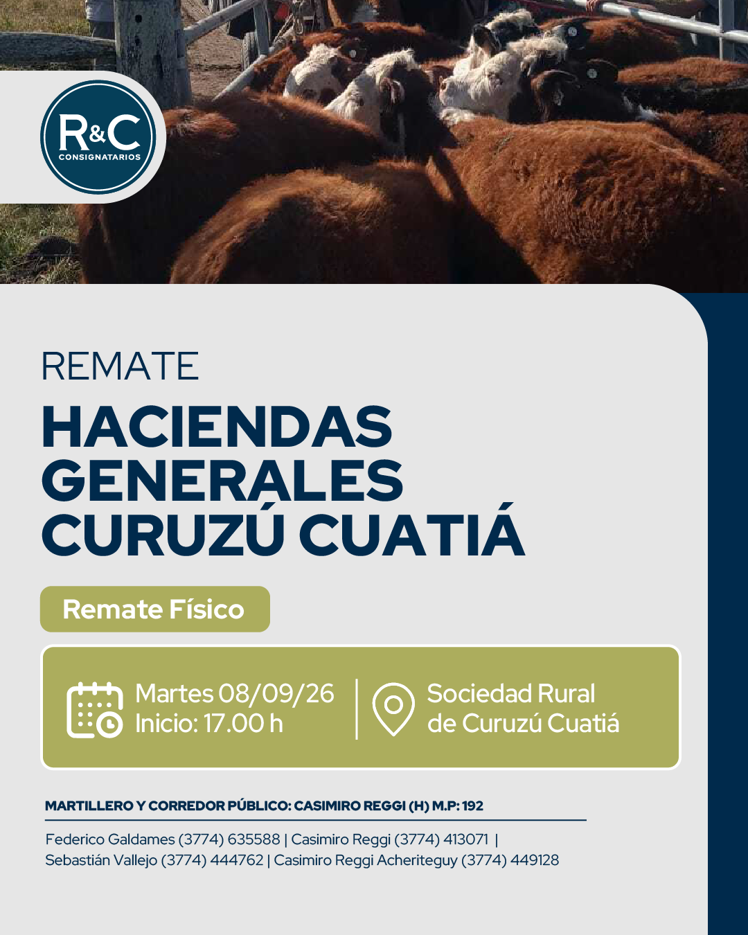 Afiche Haciendas generales