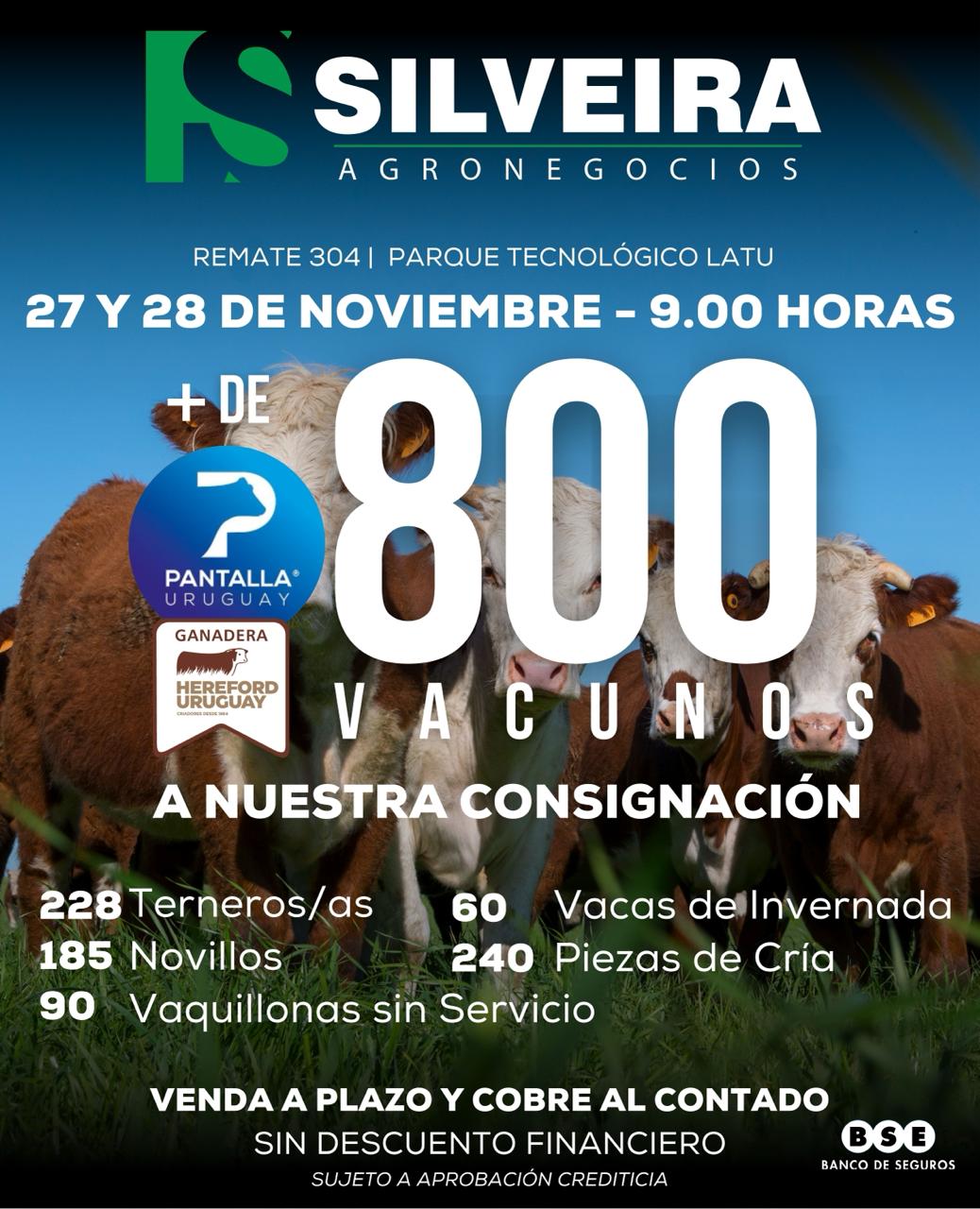 304º remate Pantalla Uruguay