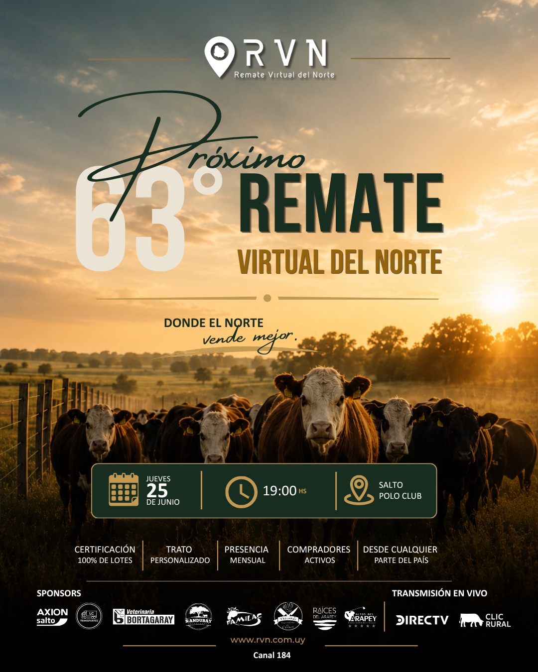 63º Remate Virtual del Norte