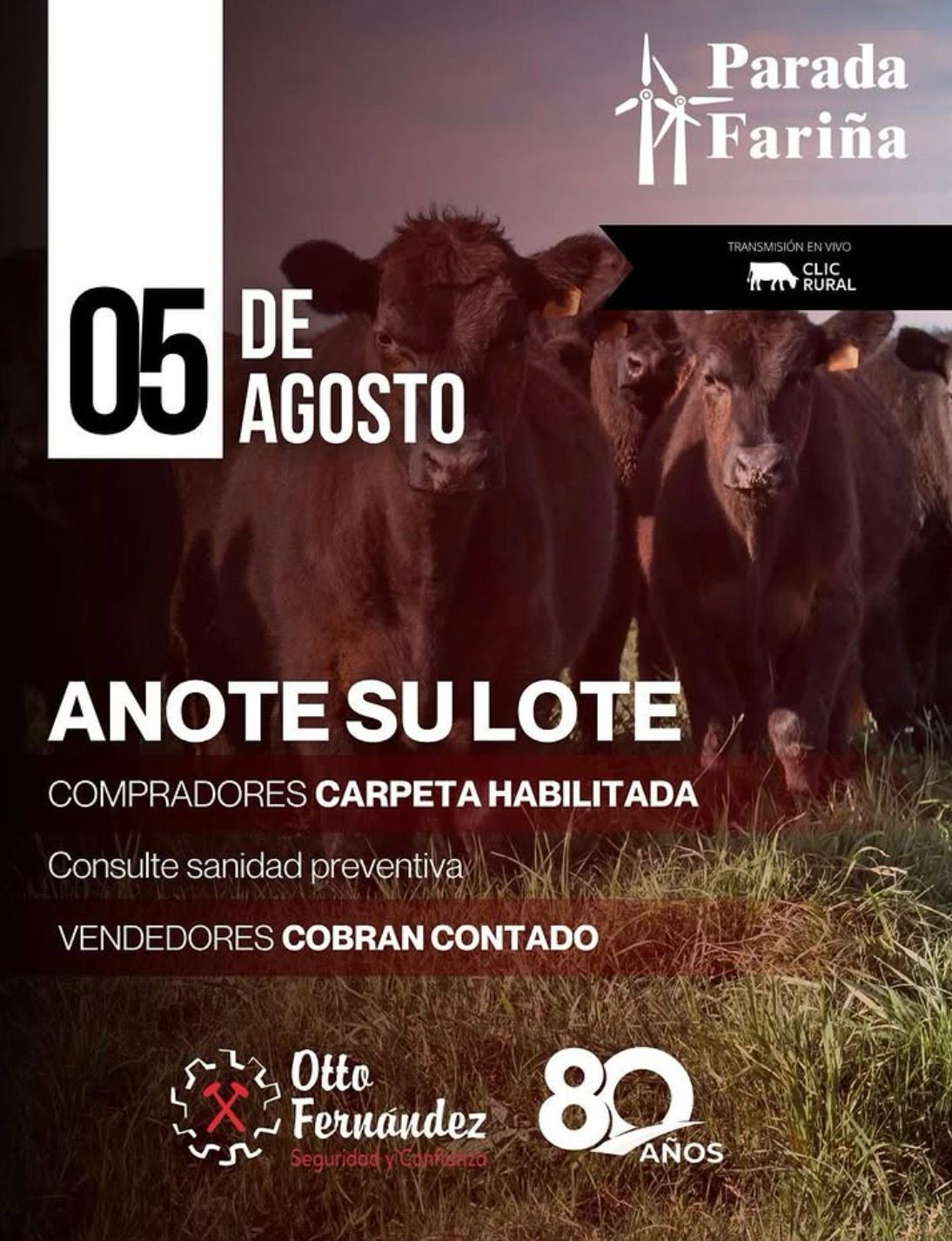 Remate Feria Mensual - Parada Fariña