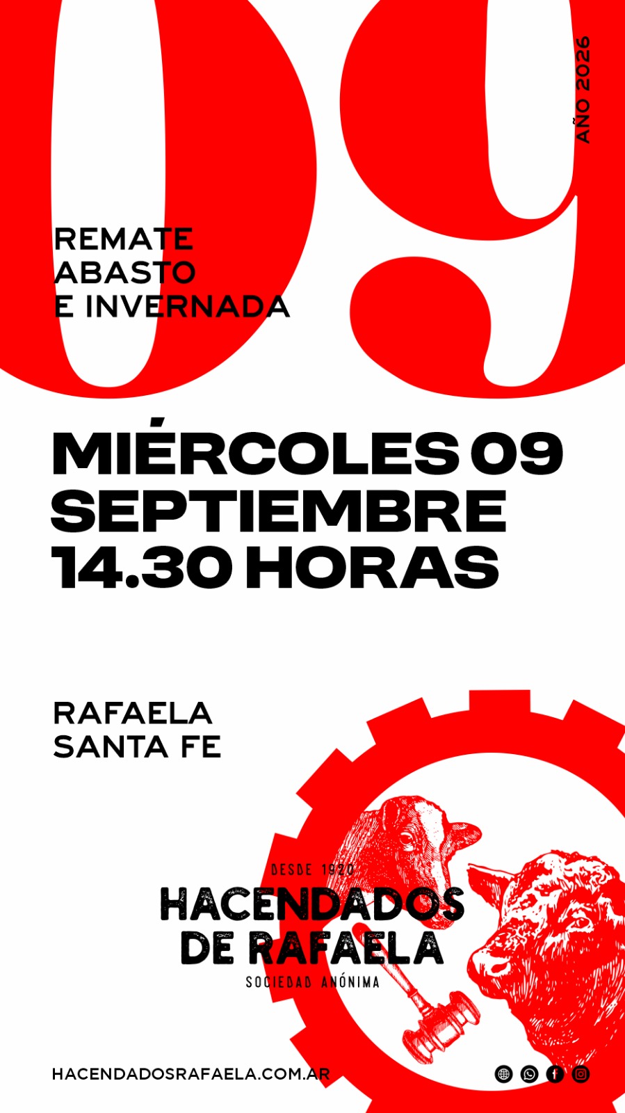 Afiche Remate abasto e invernada
