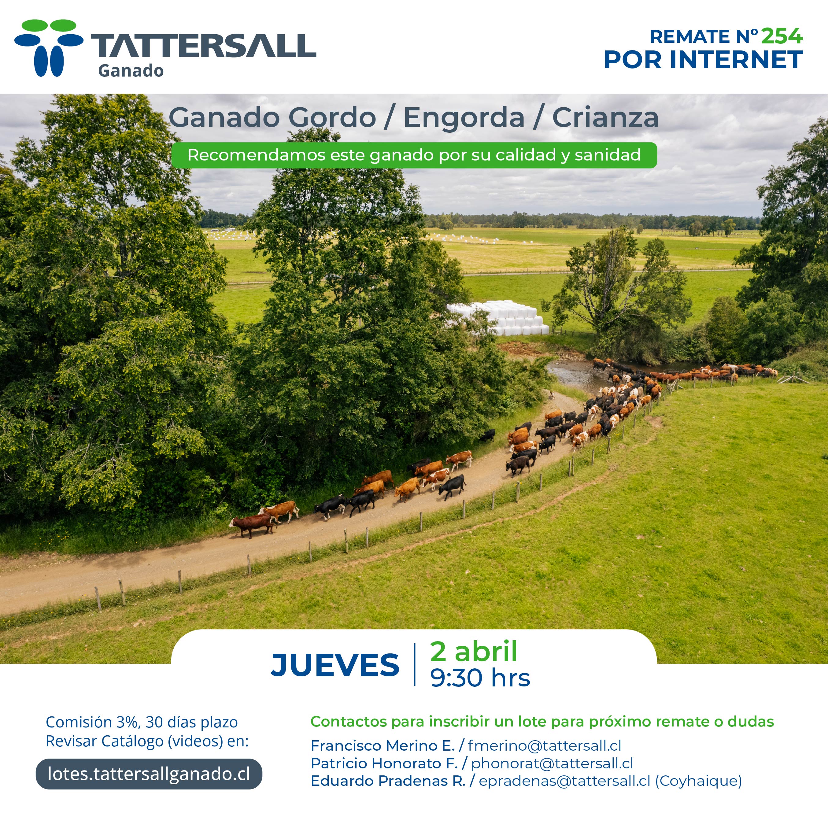 2 de Abril Ganado Crianza y Engorda