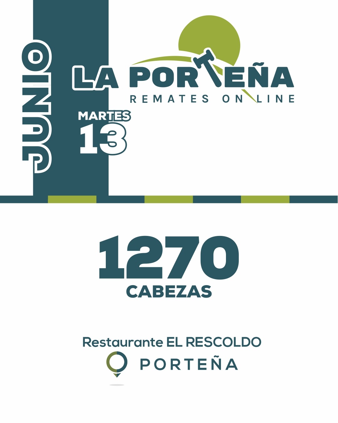 Afiche Remate Virtual