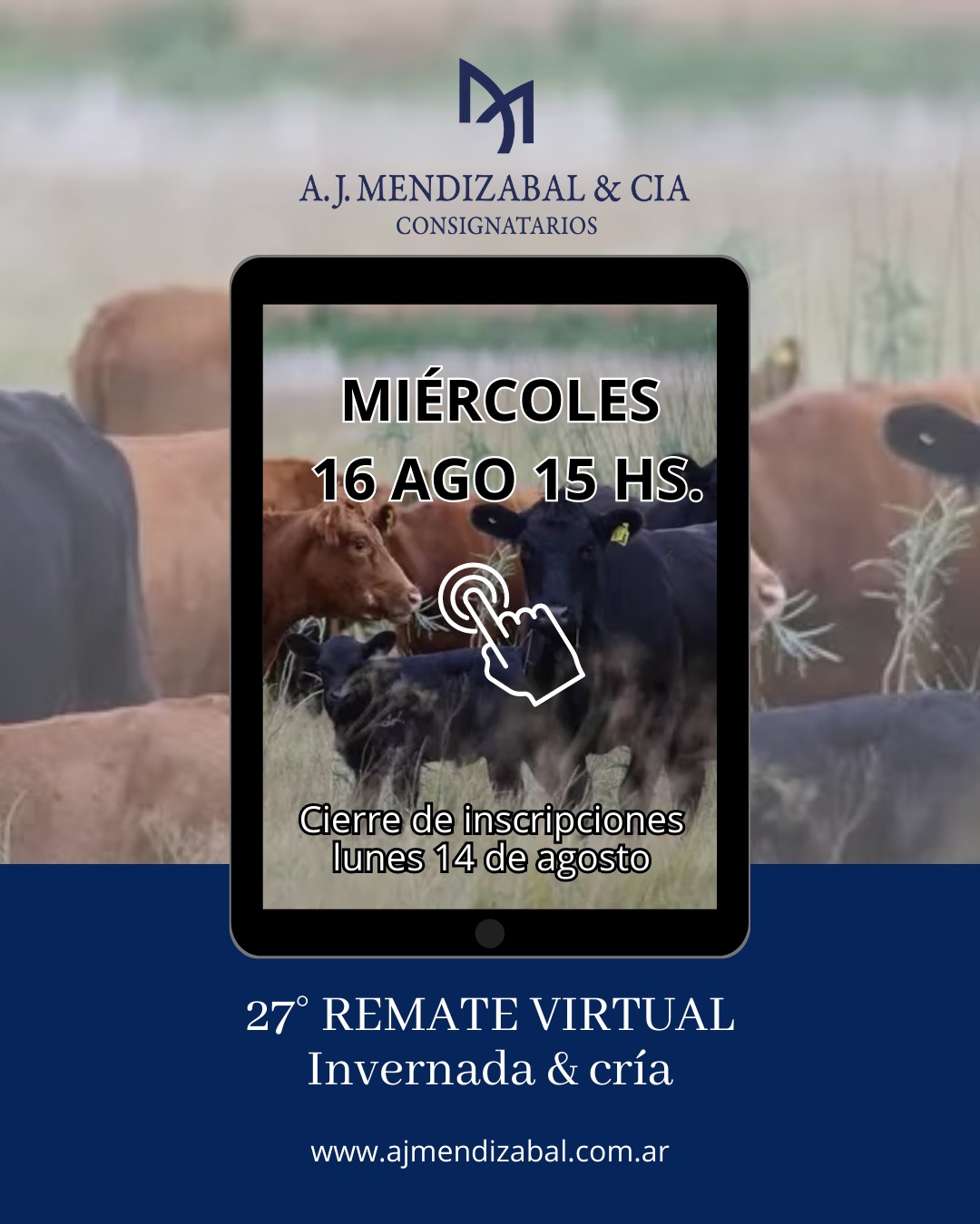 Afiche 27° Remate Virtual