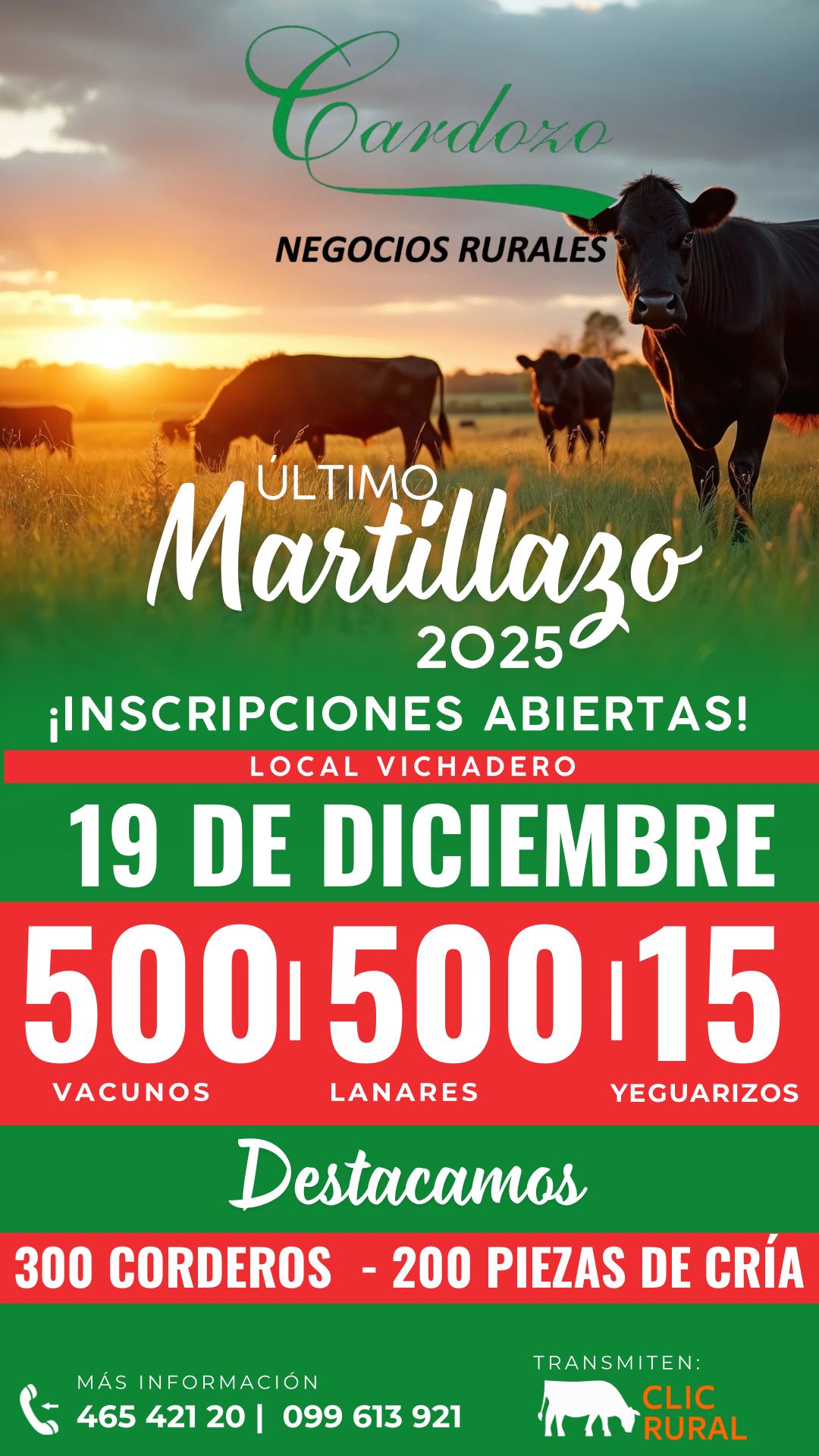 Remate Ultimo martillazo!