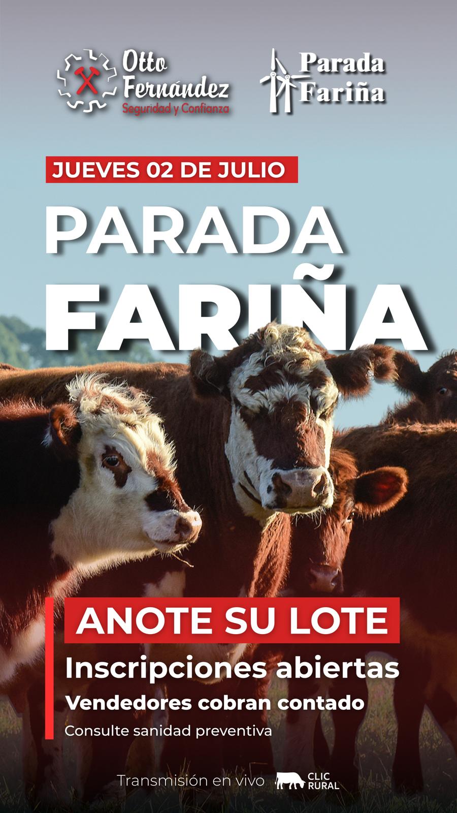 Remate Feria Mensual - Parada Fariña
