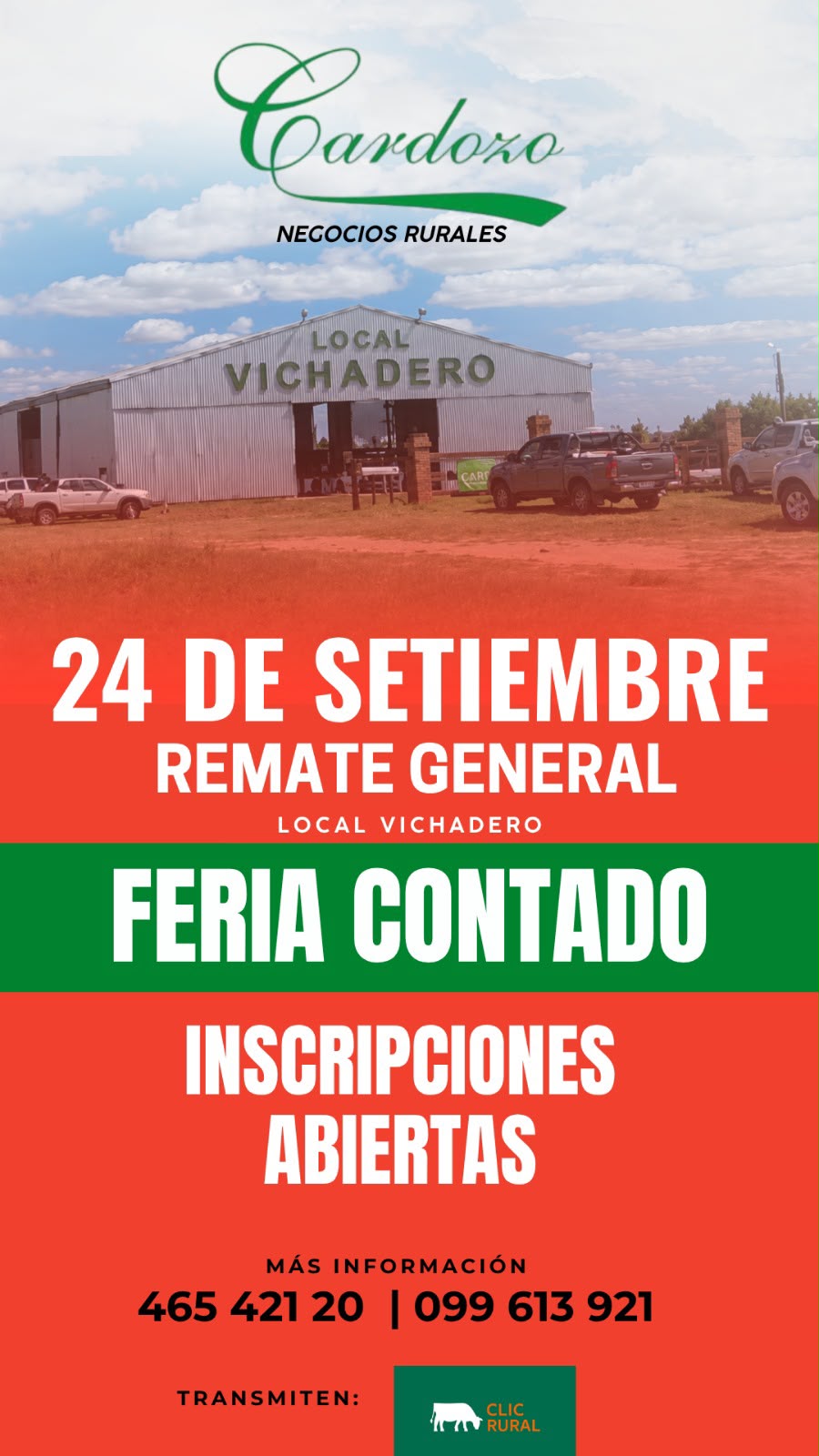 Afiche Feria mensual - Local Vichadero