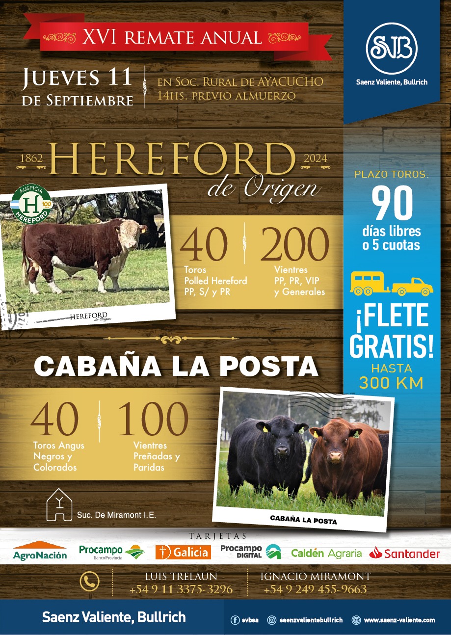 Hereford de Origen y La Posta