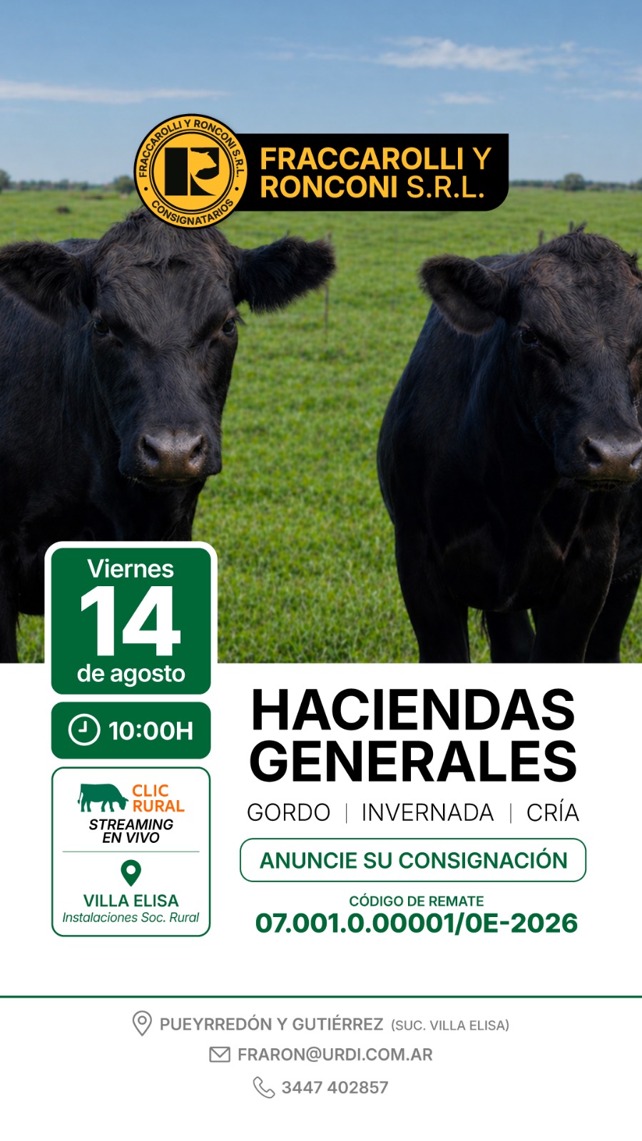 Afiche Remate