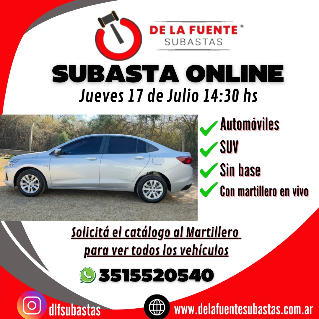 Remate SUBASTA 17/07/2025 14:30HS
