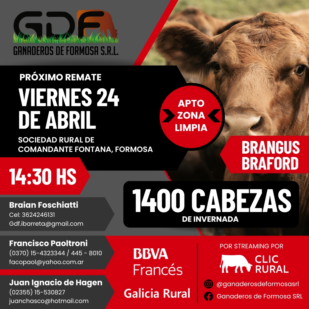 Afiche 24 DE ABRIL - Comandante Fontana