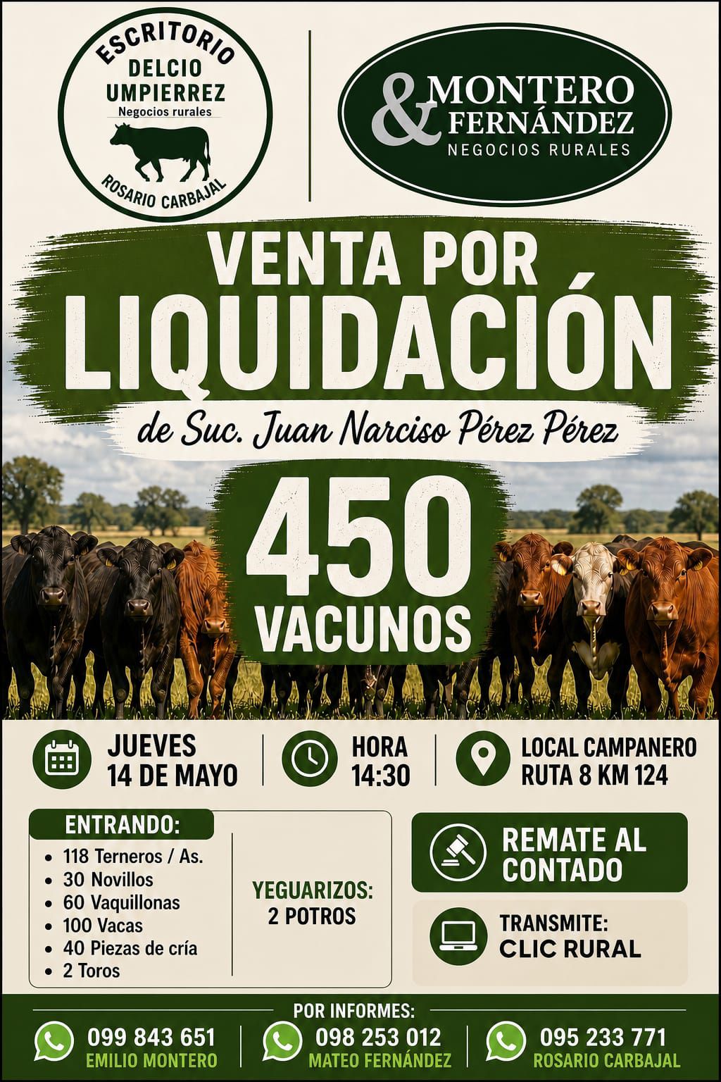 Remate 14 de Mayo - Local Campanero