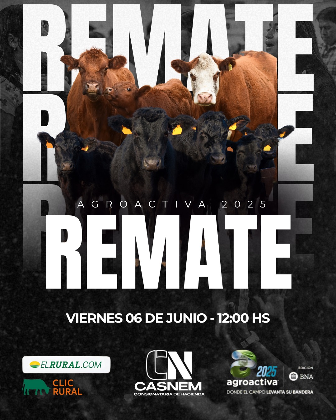 Afiche REMATE ESPECIAL+ CONFERENCIA : AGROACTIVA 2025