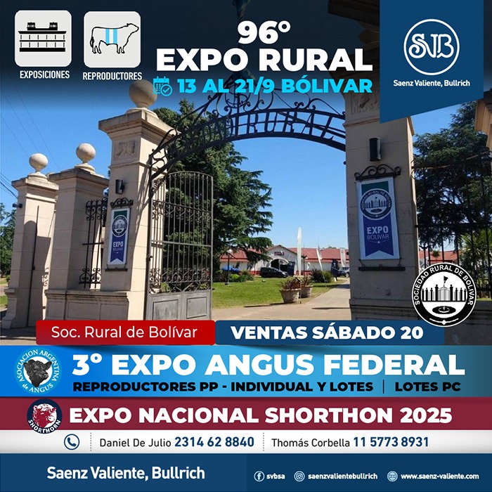Remate Expo Angus Federal y Expo Nacional Shorthorn