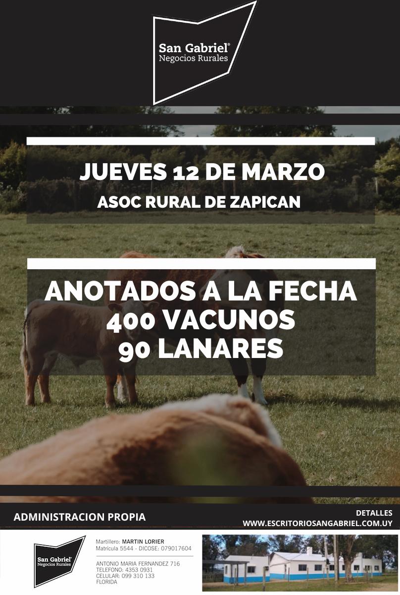 Feria en Asoc Rural de Zapican