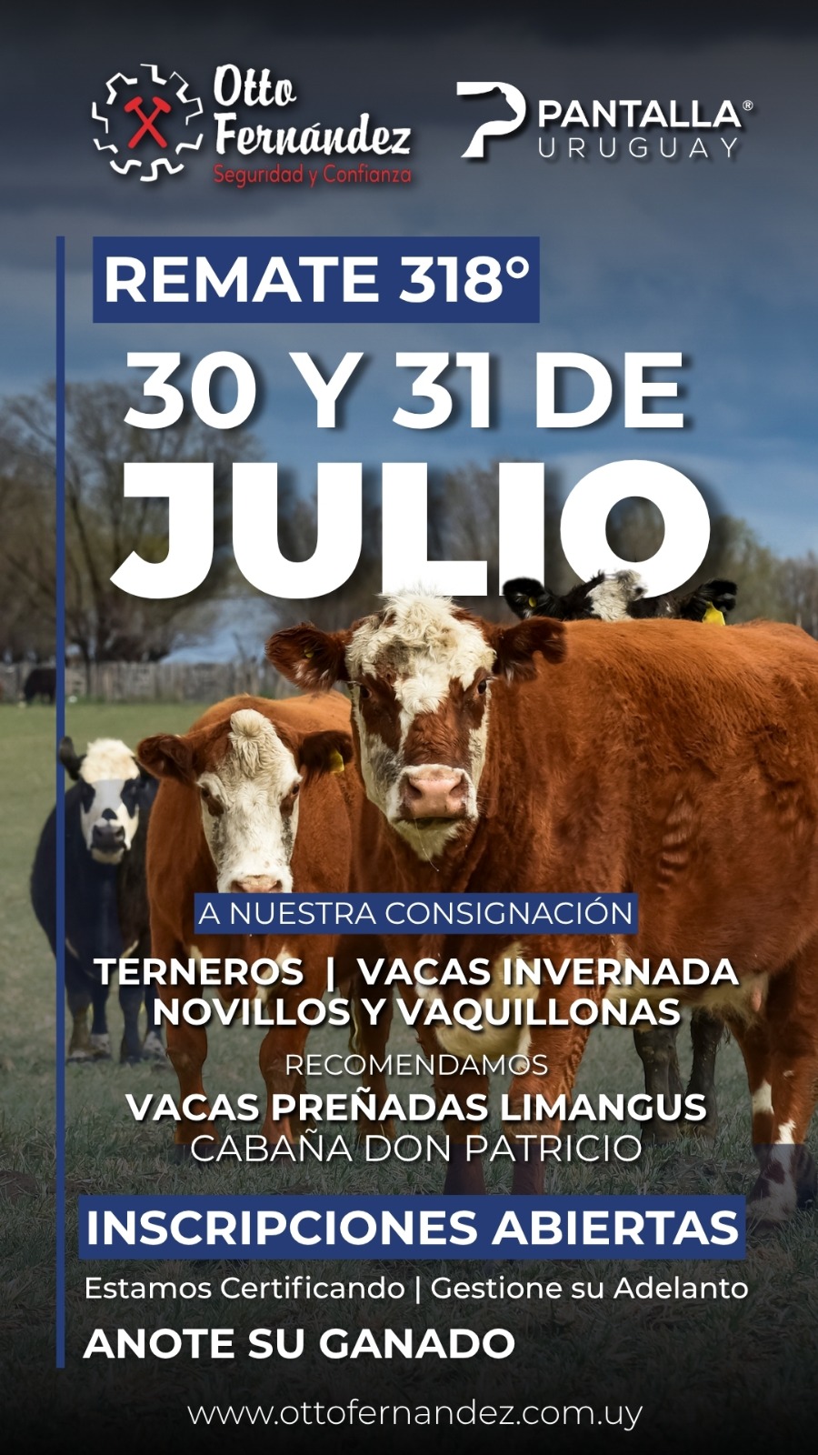318º remate Pantalla Uruguay