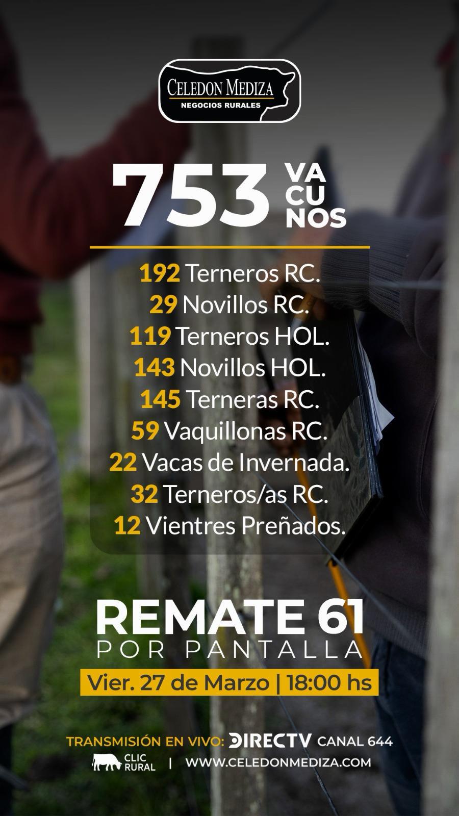 61º Remate por Pantalla