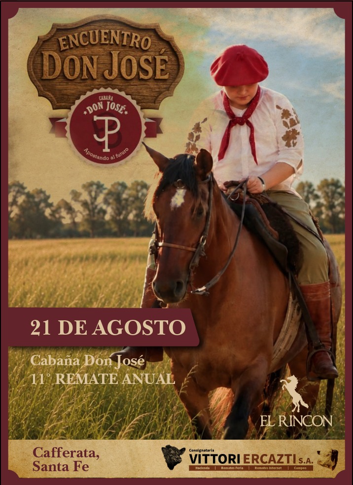 Afiche Cabaña Don José 11° Remate anual