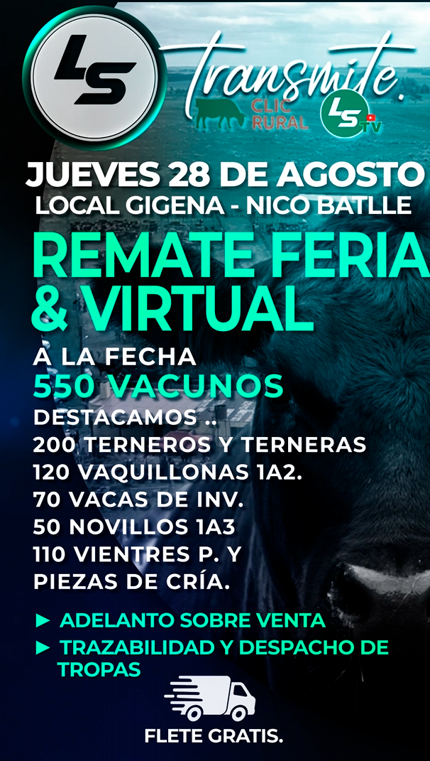 Afiche Remate Feria & Virtual