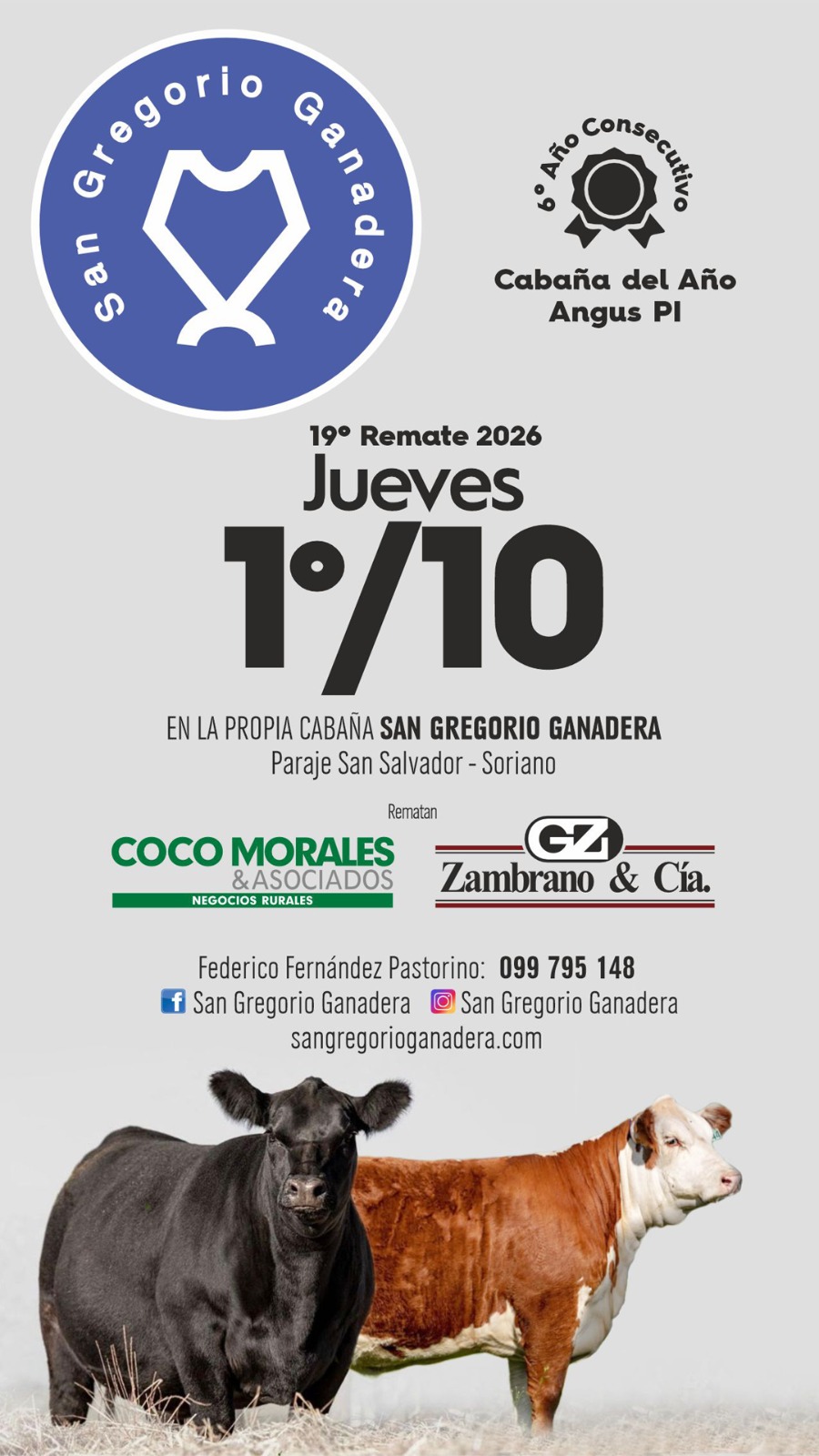 Afiche 19° San Grergorio Ganadera