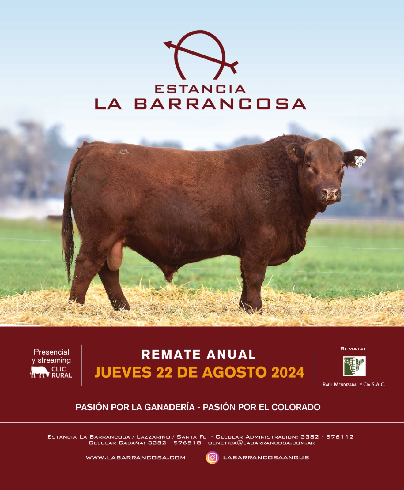 Afiche Cabaña La Barrancosa 