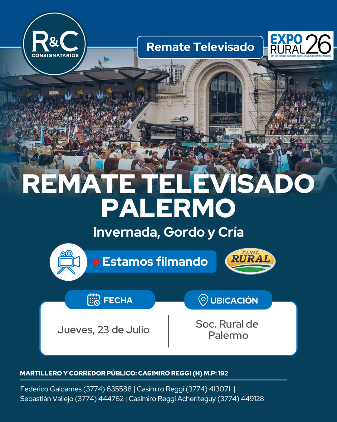 Remate televisado Palermo 