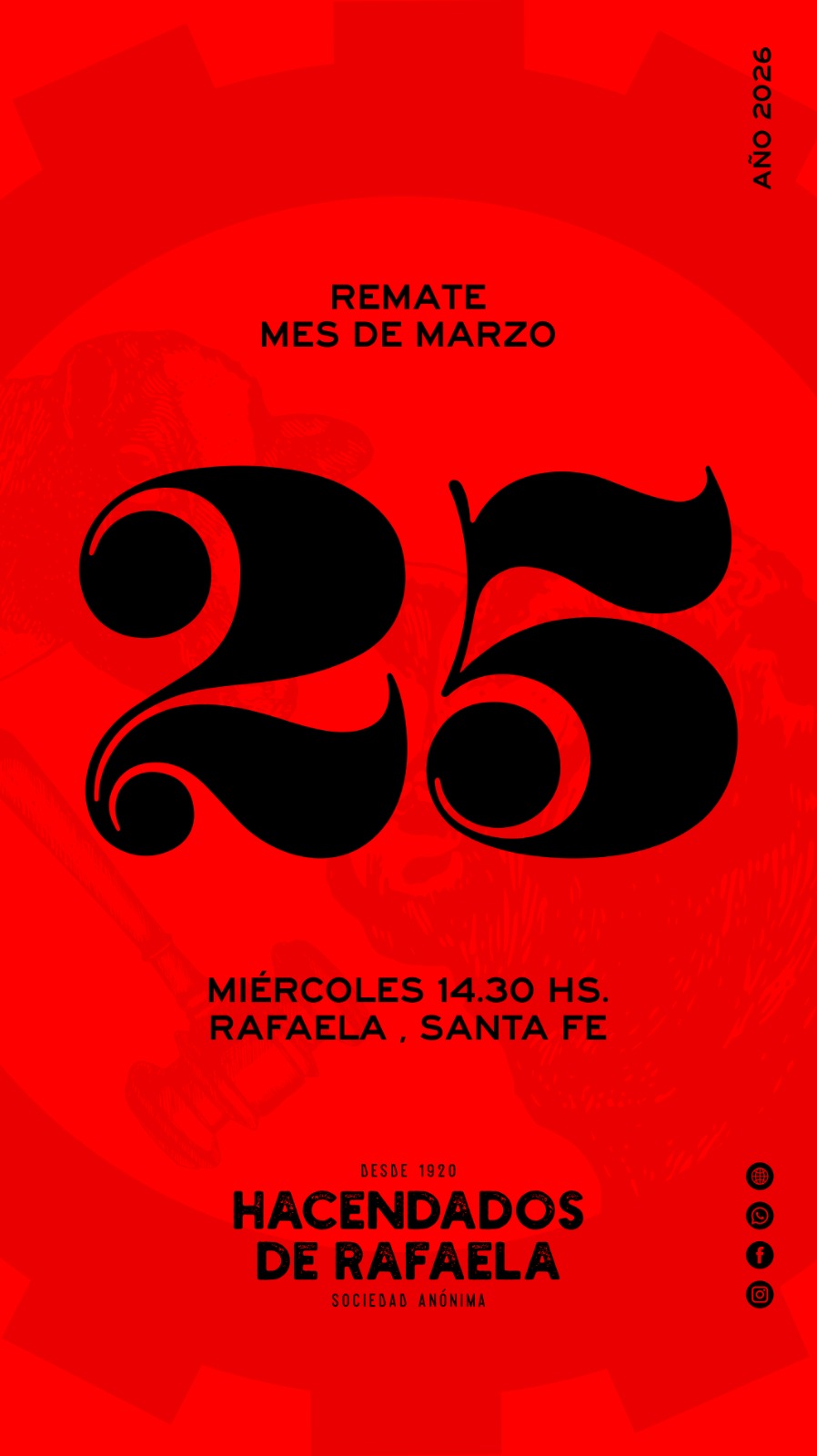 Remate 25 de Marzo - Rafaela